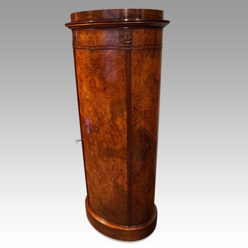 fig 1. Antique walnut drinks cabinet
