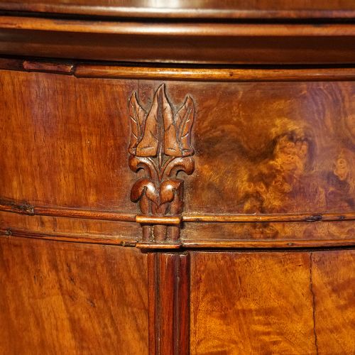 fig 2. Antique walnut drinks cabinet