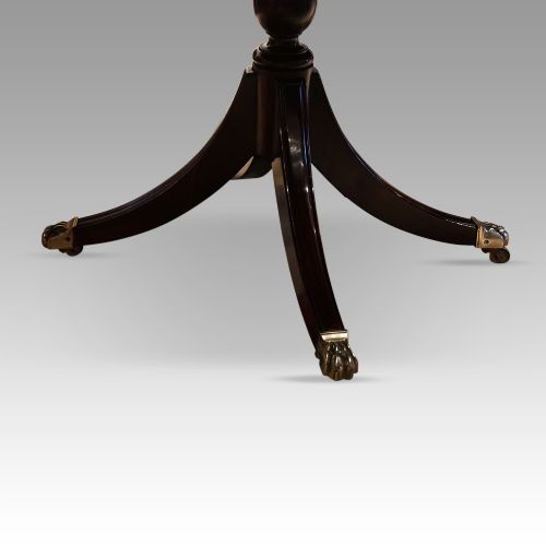 fig 3. George V mahogany 3 pedestal dining table