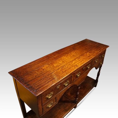 fig 10. Antique oak dresser base