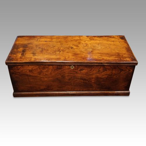 Antique Elm Blanket Box