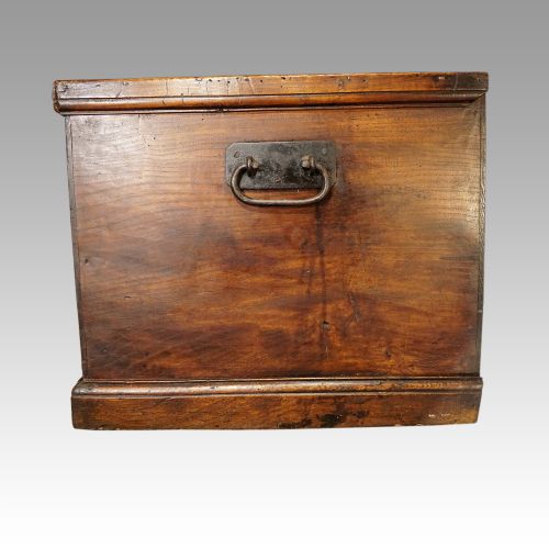 fig 1. Antique Elm blanket box
