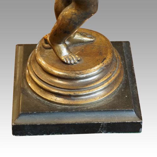 fig 1. Pair of antique bronze table lamps
