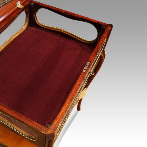 fig 5. Victorian mahogany marquetry bijouterie cabinet