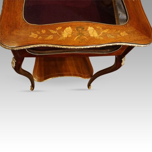 fig 8. Victorian mahogany marquetry bijouterie cabinet