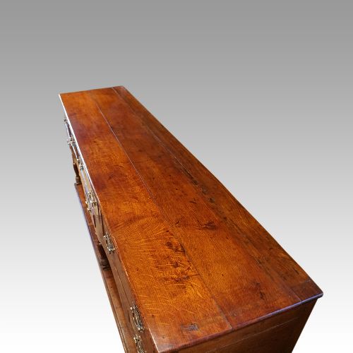 fig 1. Antique long oak pot board dresser
