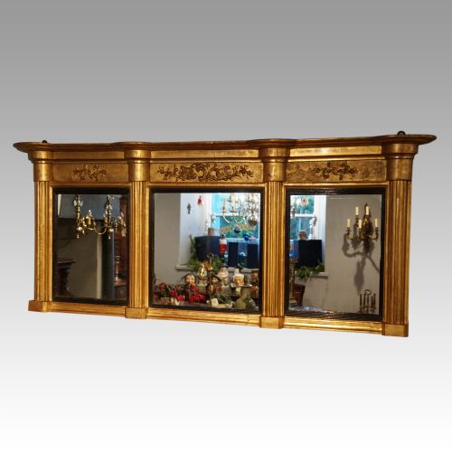 Antique Gilt Over Mantle
