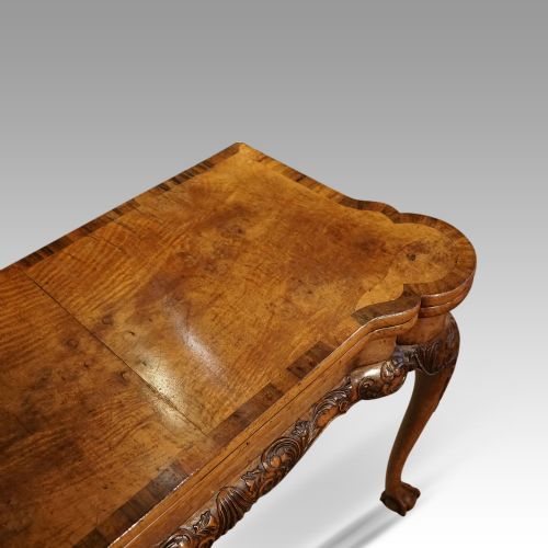 fig 8. George I style walnut tea table