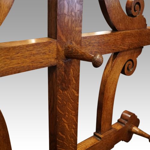 fig 2. Victorian Gothic oak hallstand