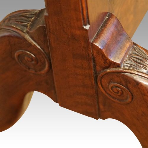 fig 1. Edwardian walnut cheval mirror