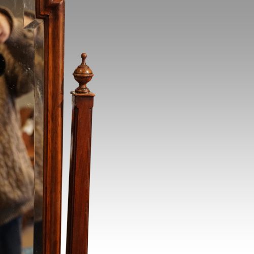 fig 2. Edwardian walnut cheval mirror