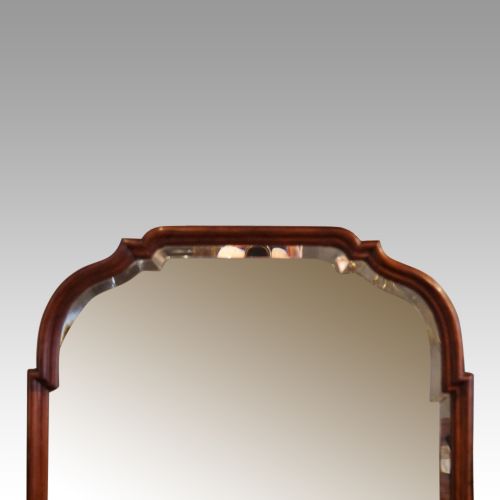 fig 6. Edwardian walnut cheval mirror