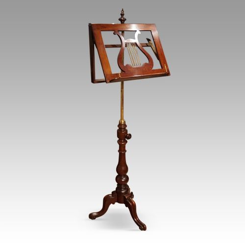 Victorian Mahogany Music Stand