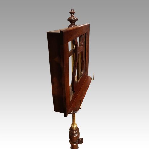 fig 2. Victorian mahogany music stand