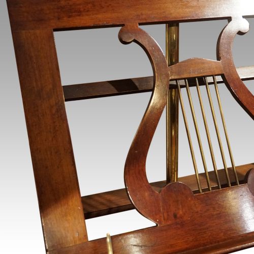 fig 4. Victorian mahogany music stand