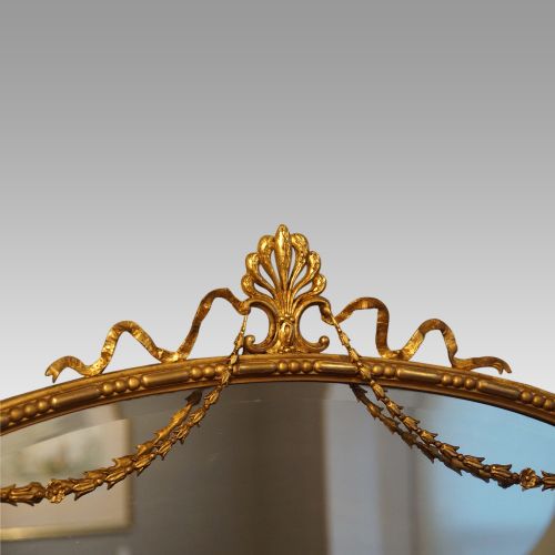 fig 2. Antique Adam style gilt mirror