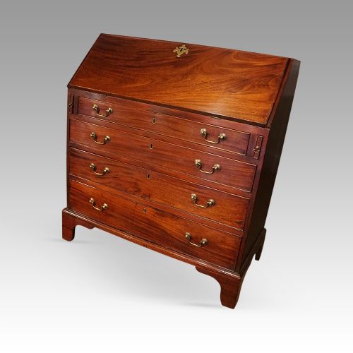 fig 1. Georgian mahogany small bureau