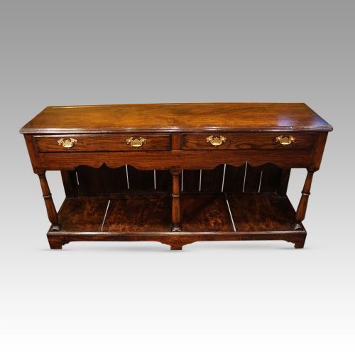 Antique Rustic Oak Farmhouse Dresser