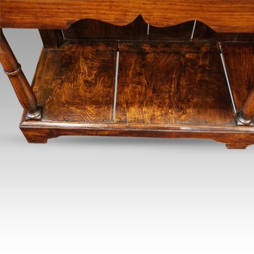fig 1. Antique rustic oak farmhouse dresser