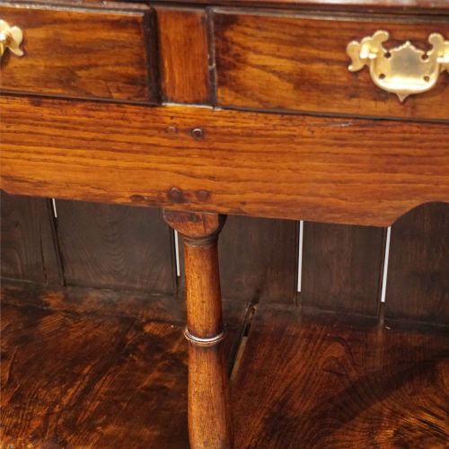 fig 2. Antique rustic oak farmhouse dresser