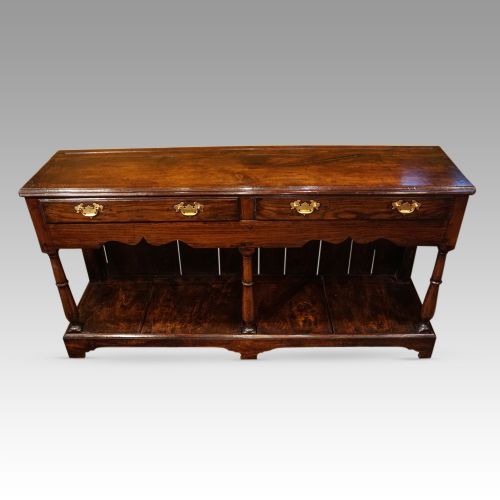 fig 5. Antique rustic oak farmhouse dresser