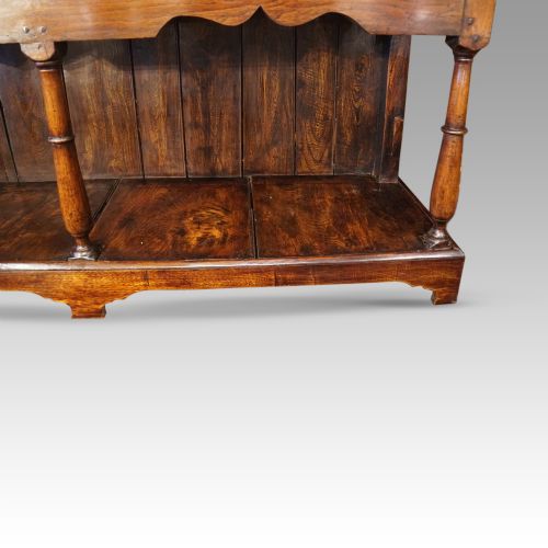 fig 6. Antique rustic oak farmhouse dresser