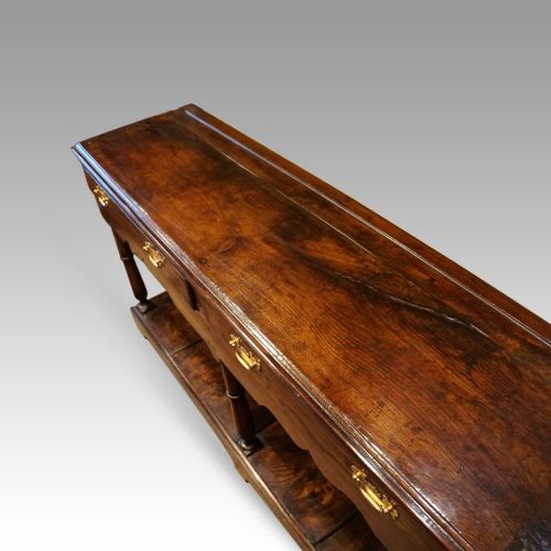 fig 8. Antique rustic oak farmhouse dresser