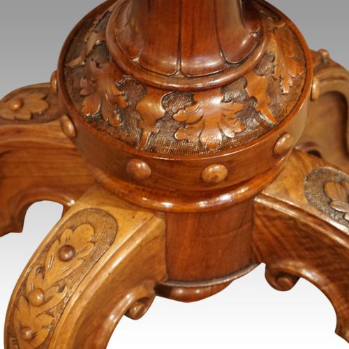 fig 2. Victorian walnut demi lune card table