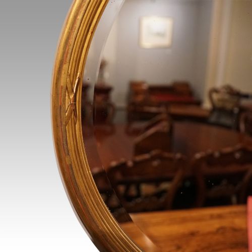 fig 2. Antique gilt mirror with Wedgwood plaque