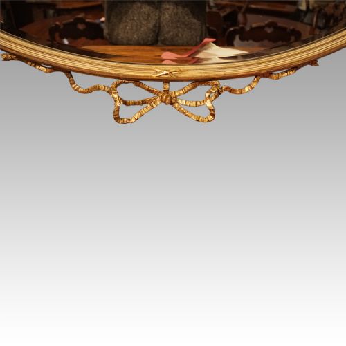 fig 4. Antique gilt mirror with Wedgwood plaque