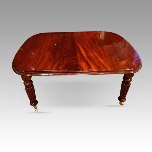 fig 1. Victorian mahogany extending dining table