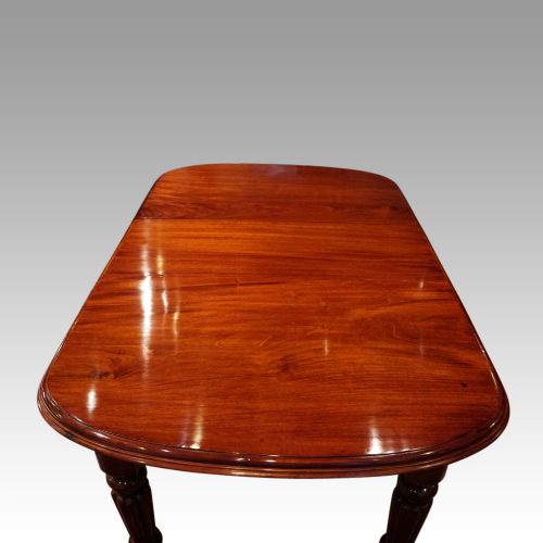fig 3. Victorian mahogany extending dining table