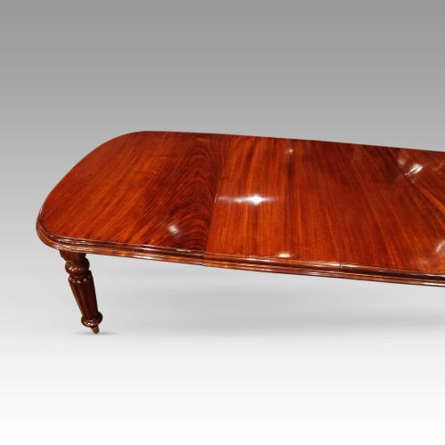 fig 4. Victorian mahogany extending dining table