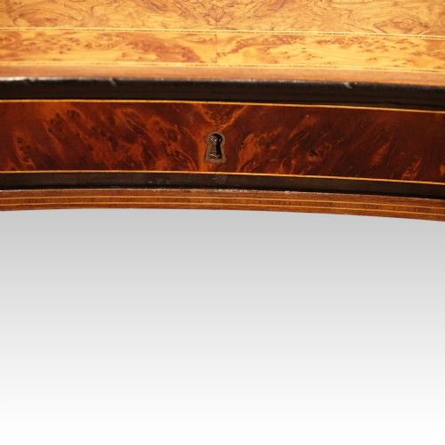 fig 3. Victorian walnut kidney writing table