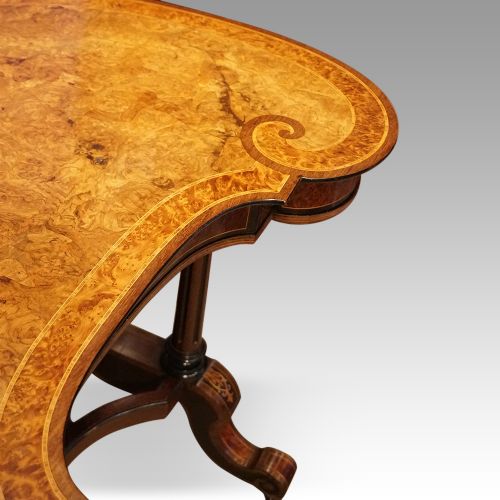 fig 6. Victorian walnut kidney writing table