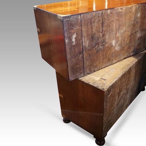 fig 1. Antique teak campaign chest