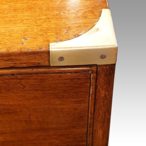fig 4. Antique teak campaign chest