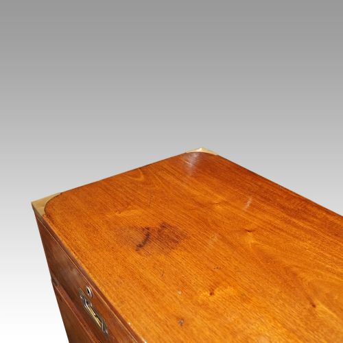 fig 8. Antique teak campaign chest