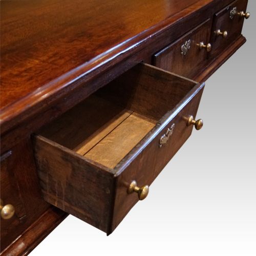 fig 4. Long Antique oak dresser base