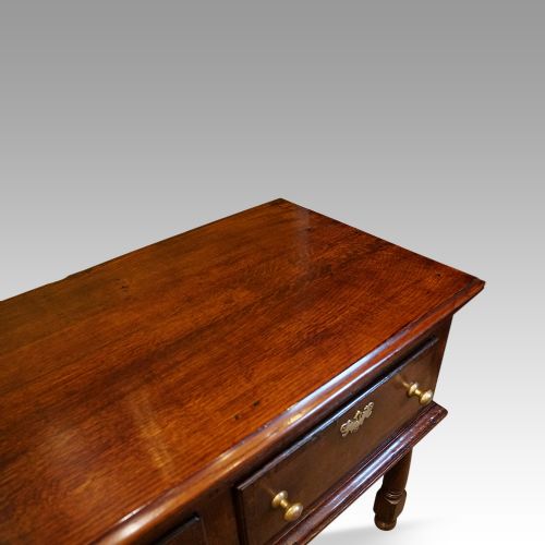 fig 6. Long Antique oak dresser base