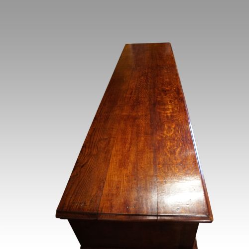 fig 9. Long Antique oak dresser base