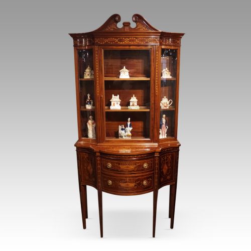 Edwardian Maple & Co Display Cabinet