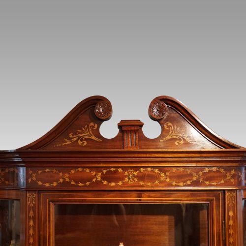 fig 8. Edwardian Maple & co display cabinet