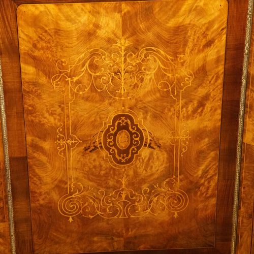 fig 3. Victorian inlaid walnut credenza
