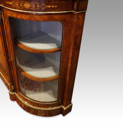 fig 5. Victorian inlaid walnut credenza