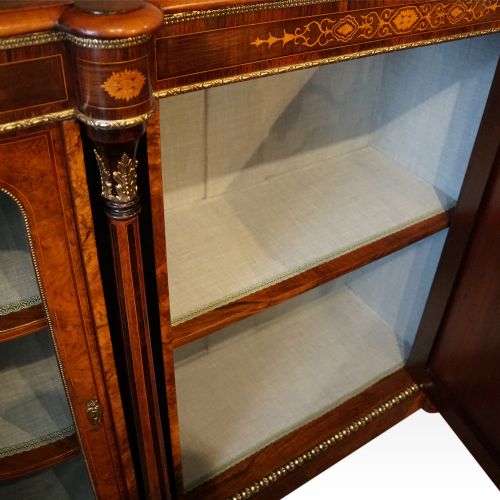fig 6. Victorian inlaid walnut credenza
