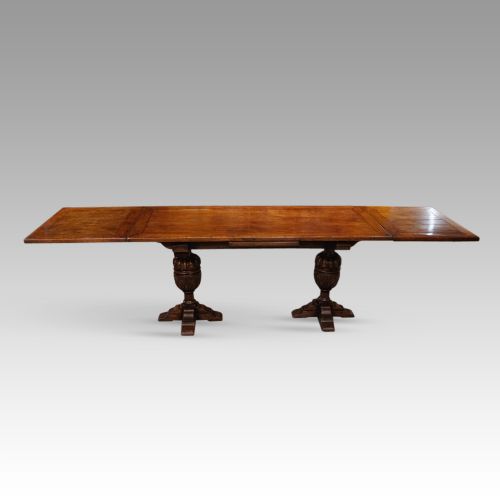 Oak Draw Leaf Refectory Dining Table