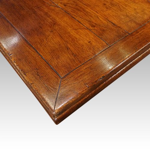 fig 3. Oak draw leaf refectory dining table