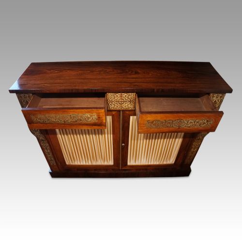 fig 4. Regency brass inlaid chiffonier