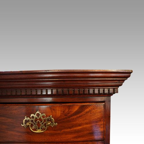 fig 1. George III Irish mahogany tallboy